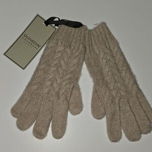 🚚Dunedin London Tan Cable Knit Gloves